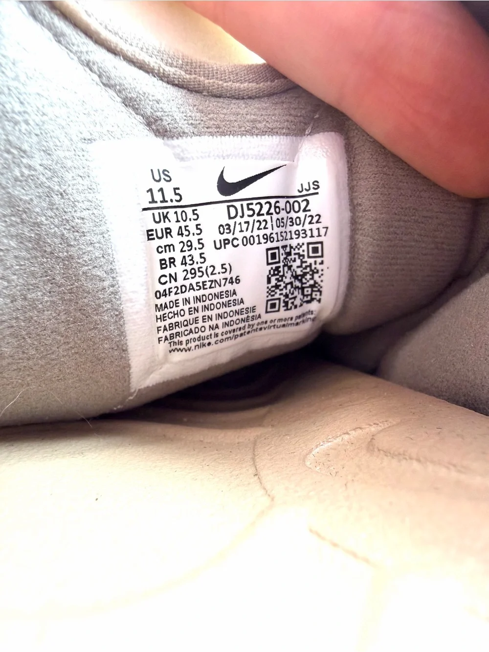 Nike Tan Offline 3.0 Mule Photon Dust Rattan Quilted Slide Sandal